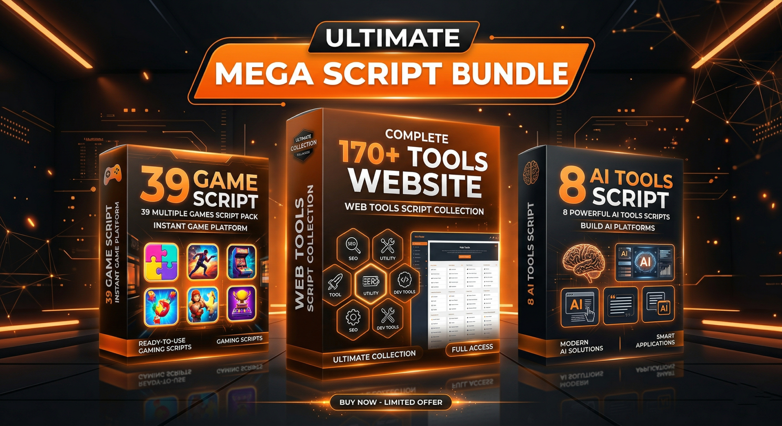 Ultimate Mega Script Bundle – 200+ Scripts Preview